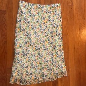 Maeve elastic waist skirt/bead embellished/Sz M